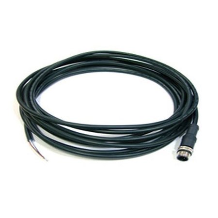 ANTAIRA M12 A Code 3P Male to Open Cable, 5 Meter, Wire:UL 24AWG-5C Black, IP68 Protection CB-M12A3PM-5M